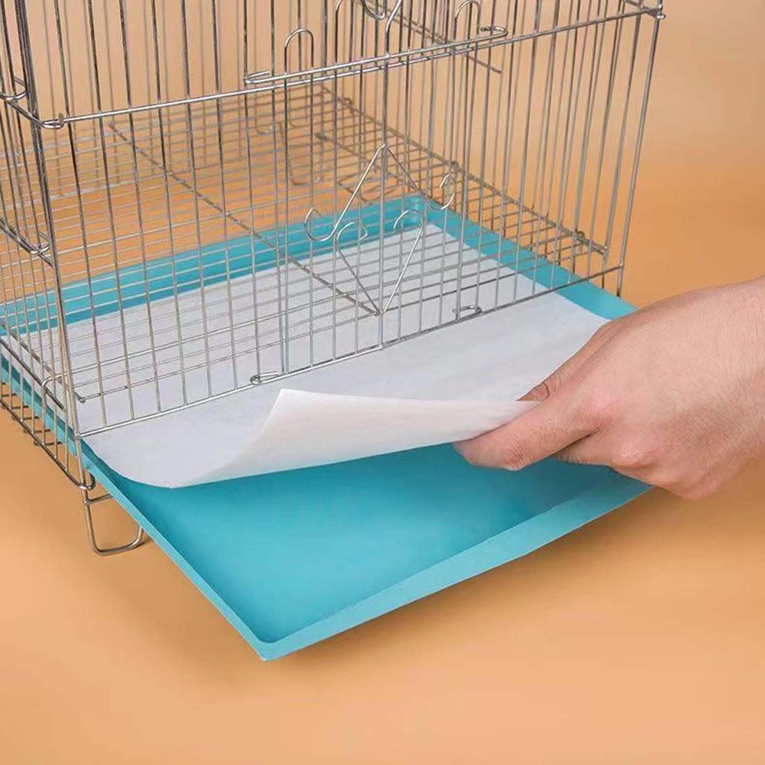100 Sheets Bird Cage Liner Papers, Disposable Bird Cage Paper Liners