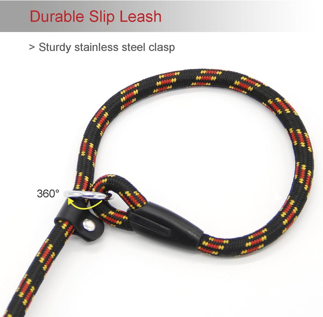 Coolrunner Durable Dog Slip Rope, 5 FT Training Leash