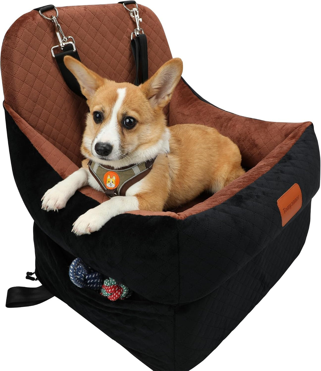 Dog Booster Car Seat for Small/Medium Dogs up to 30 lbs,Interior 7