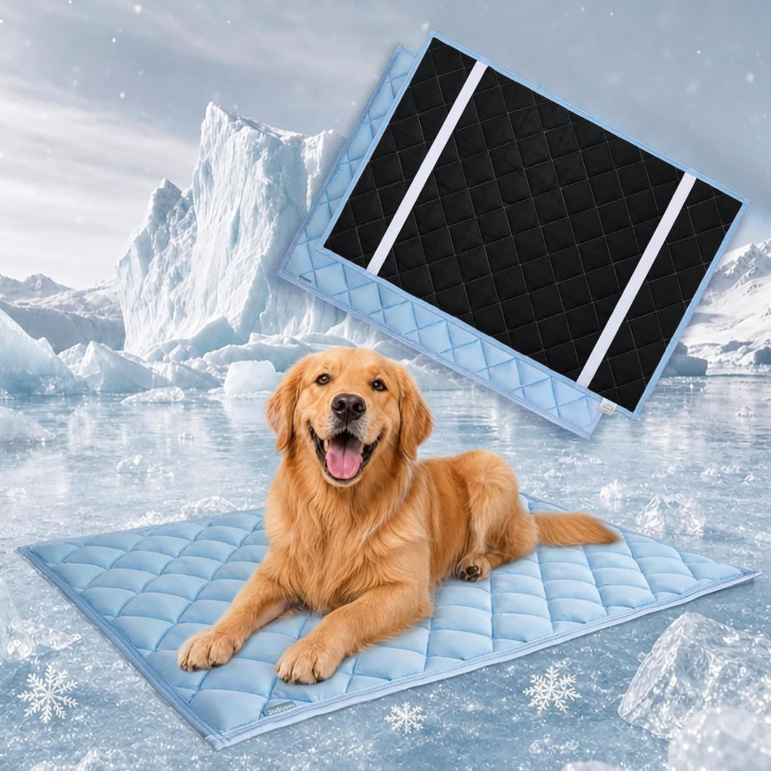 JoyBlooms 2Pack Cooling Mat for Dogs Cooling Pad for Dog Cooling Mat