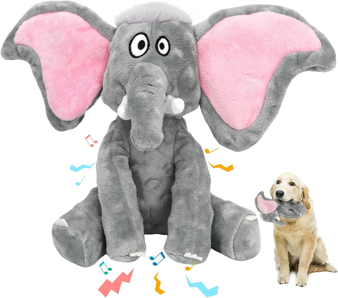 Letsmeet Large Squeaky Alligator Dog Toys