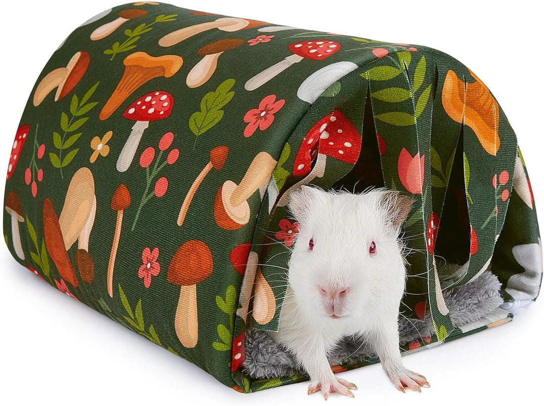 Unicorn Catcher Washable Guinea Pig Tunnel with Curtains for Small