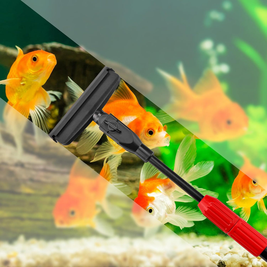 6 in 1 Aquarium Cleaning Tool Algae Scraper for Fish Tank Cleaning