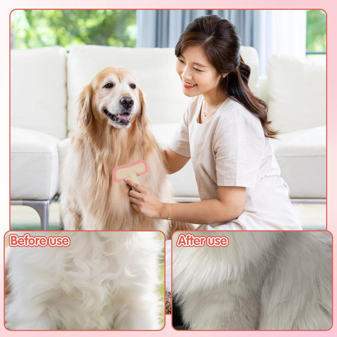 Rabbit Brush, Soft Silicone Small Animal Massage Comb