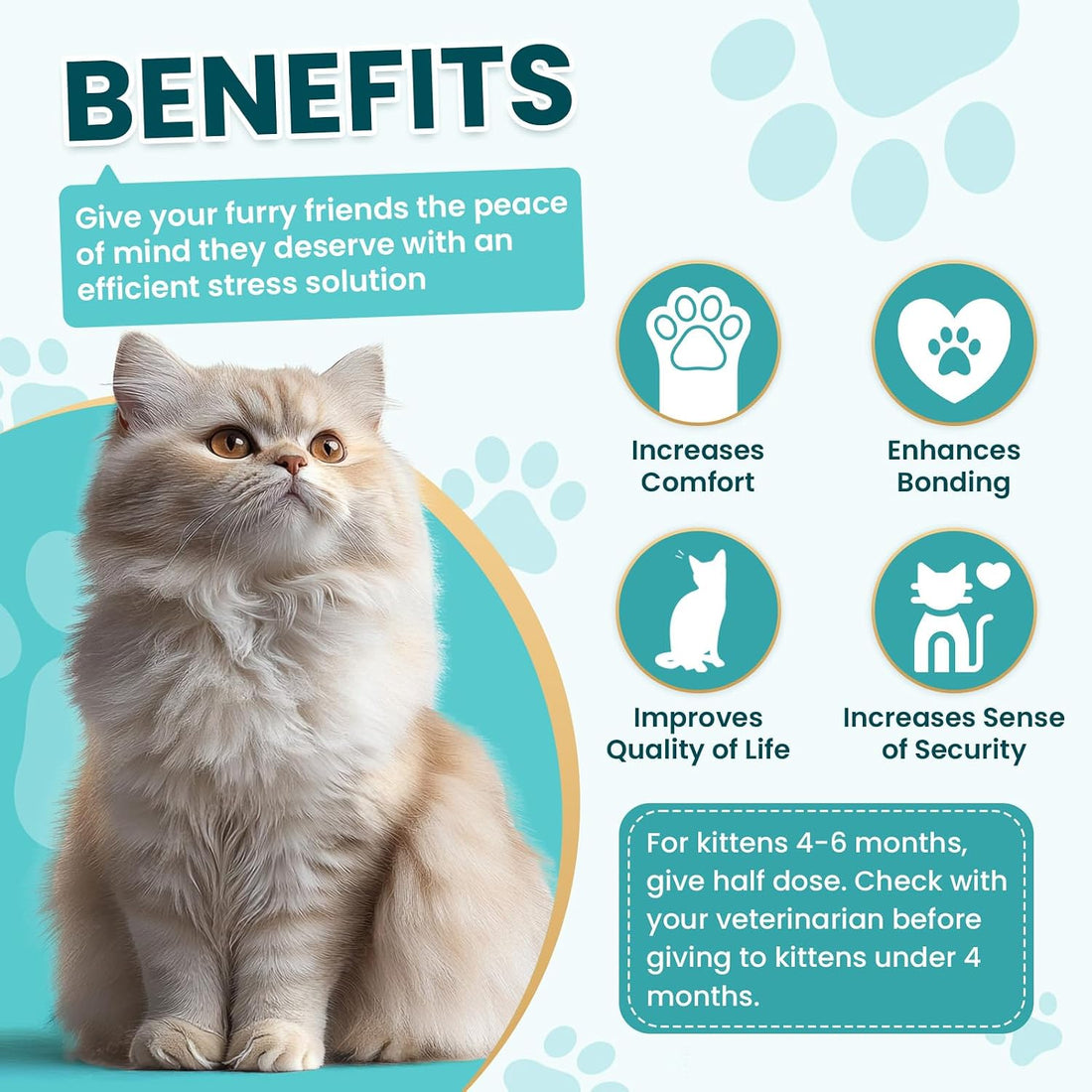 Cat Calming Treats 140 Soft Chews for Indoor Cats All Breeds & Ages