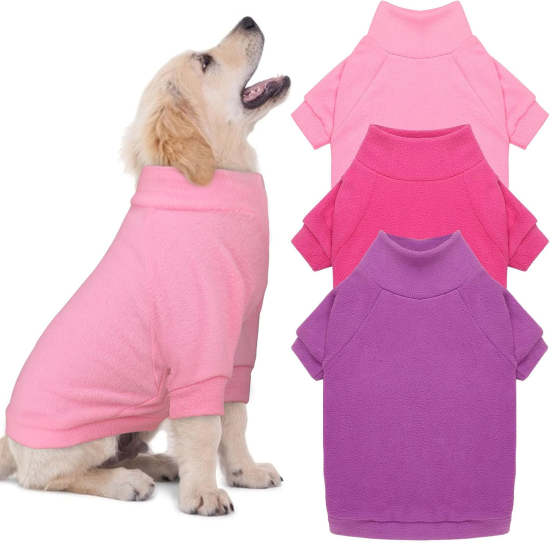 3 Pack Dog Sweaters for Large Dogs