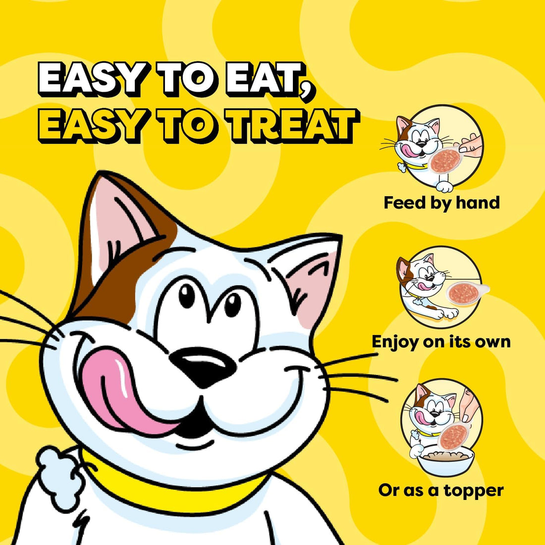 Temptations Lickable Spoons with Chunks Wet Cat Treats, Variety