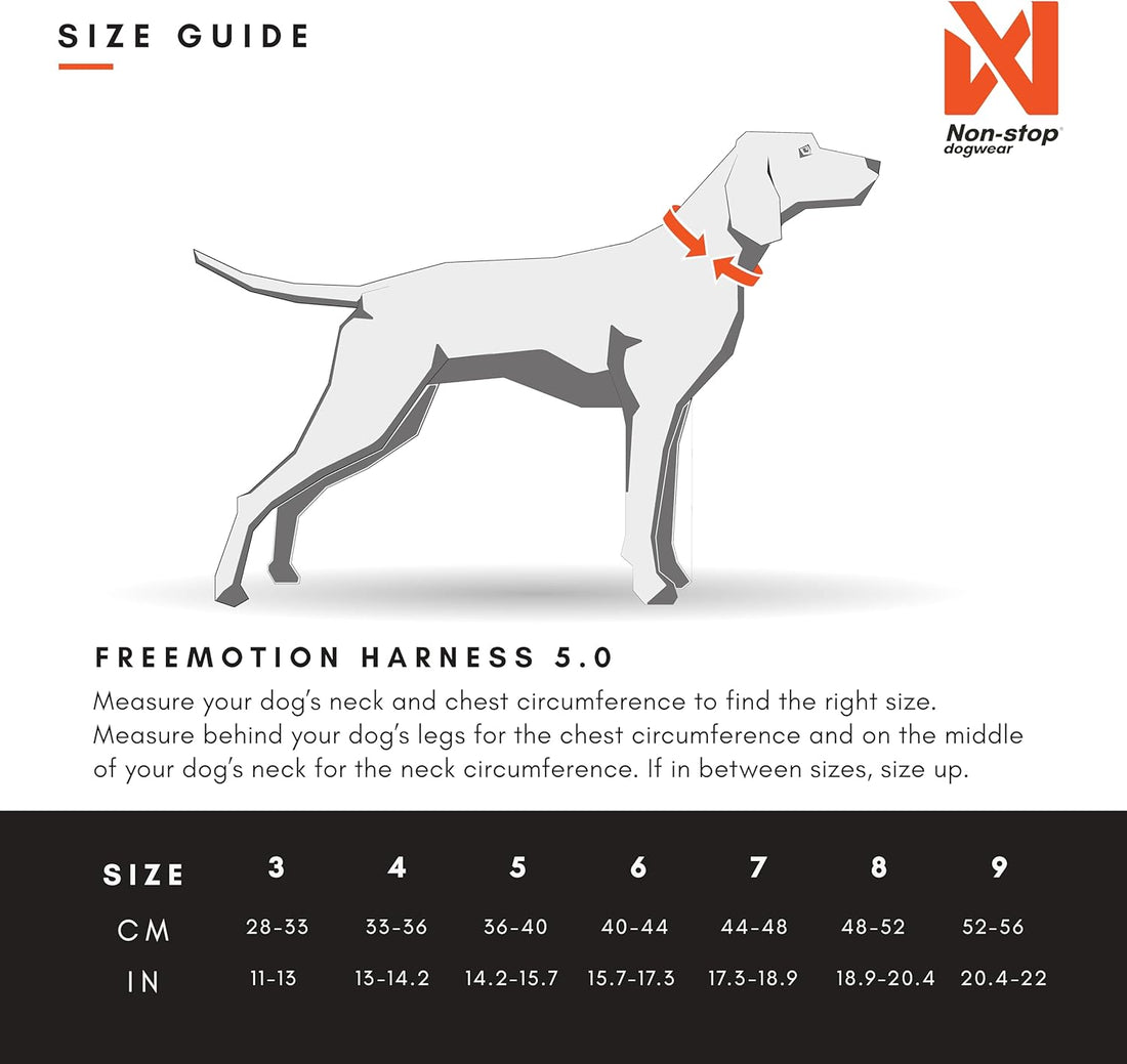 Non-stop dogwear Freemotion Harness 5.0 Dog Pulling Harness