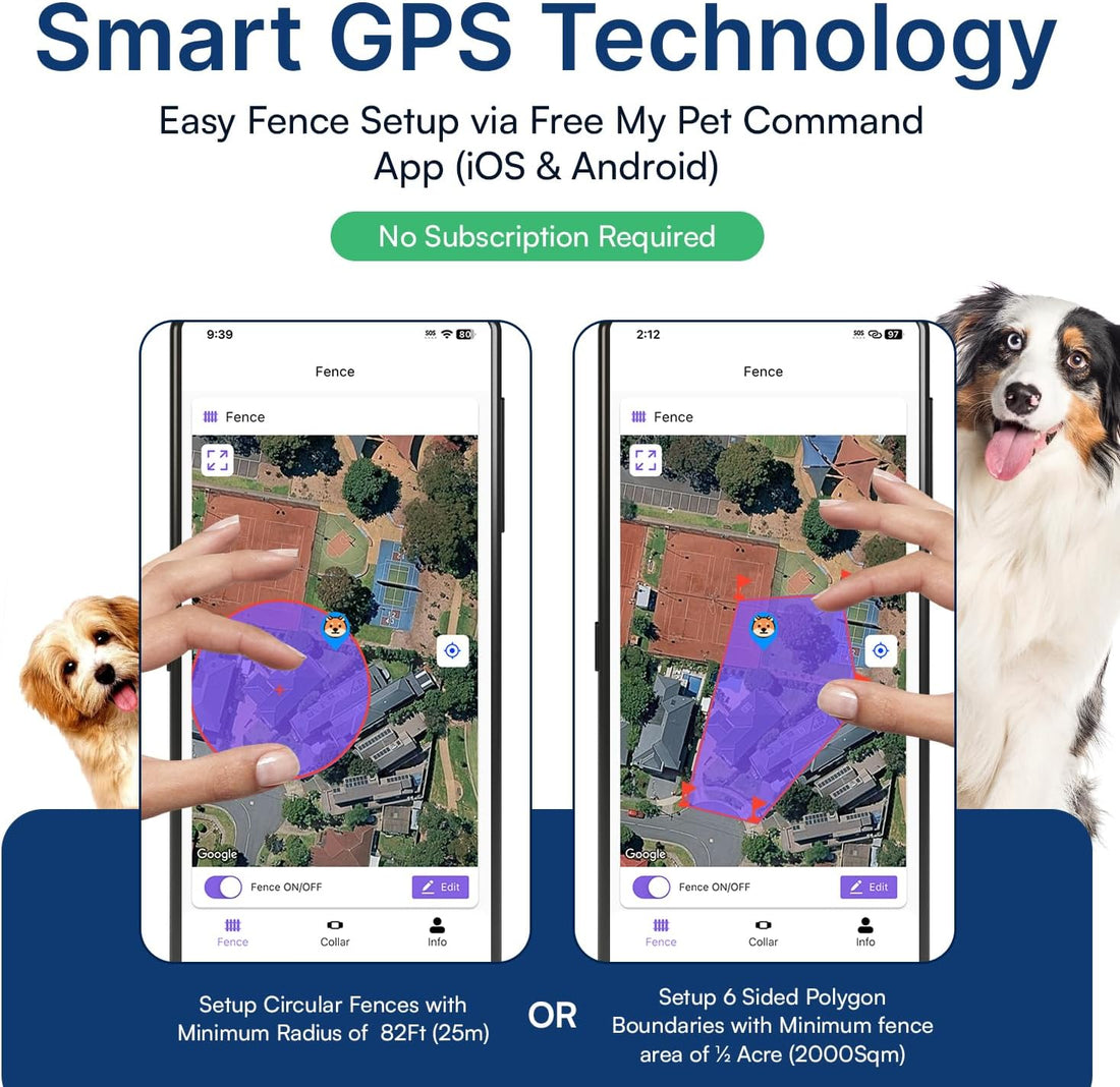 My Pet Command 2-1 Smart Wireless GPS Dog Fence with APP Setup 2