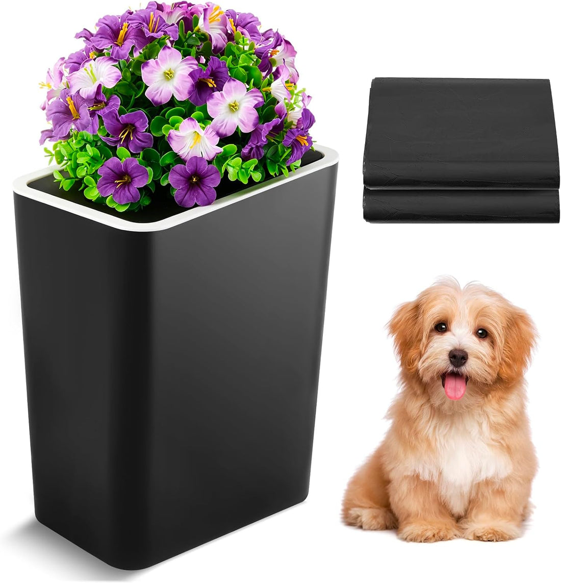 Jingmore Dog Poop Trash Can Outside