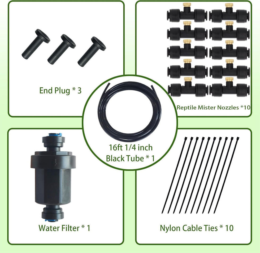 Reptile Terrariums Misting Accessories kit