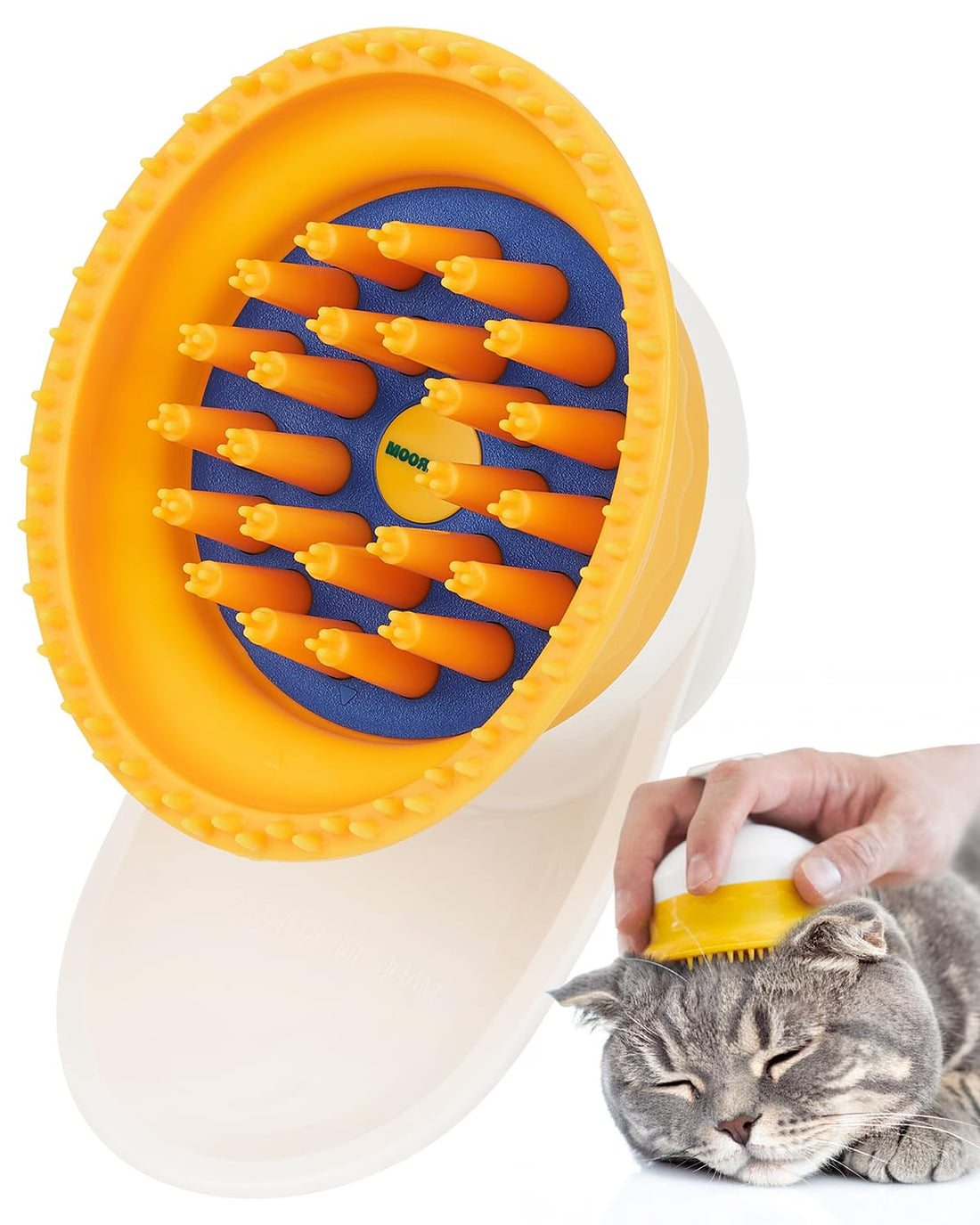 PETHROOM Silicone Cat Brush for Shedding