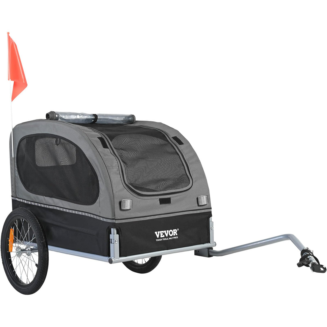VEVOR Dog Bike Trailer, Supports up to 88 lbs