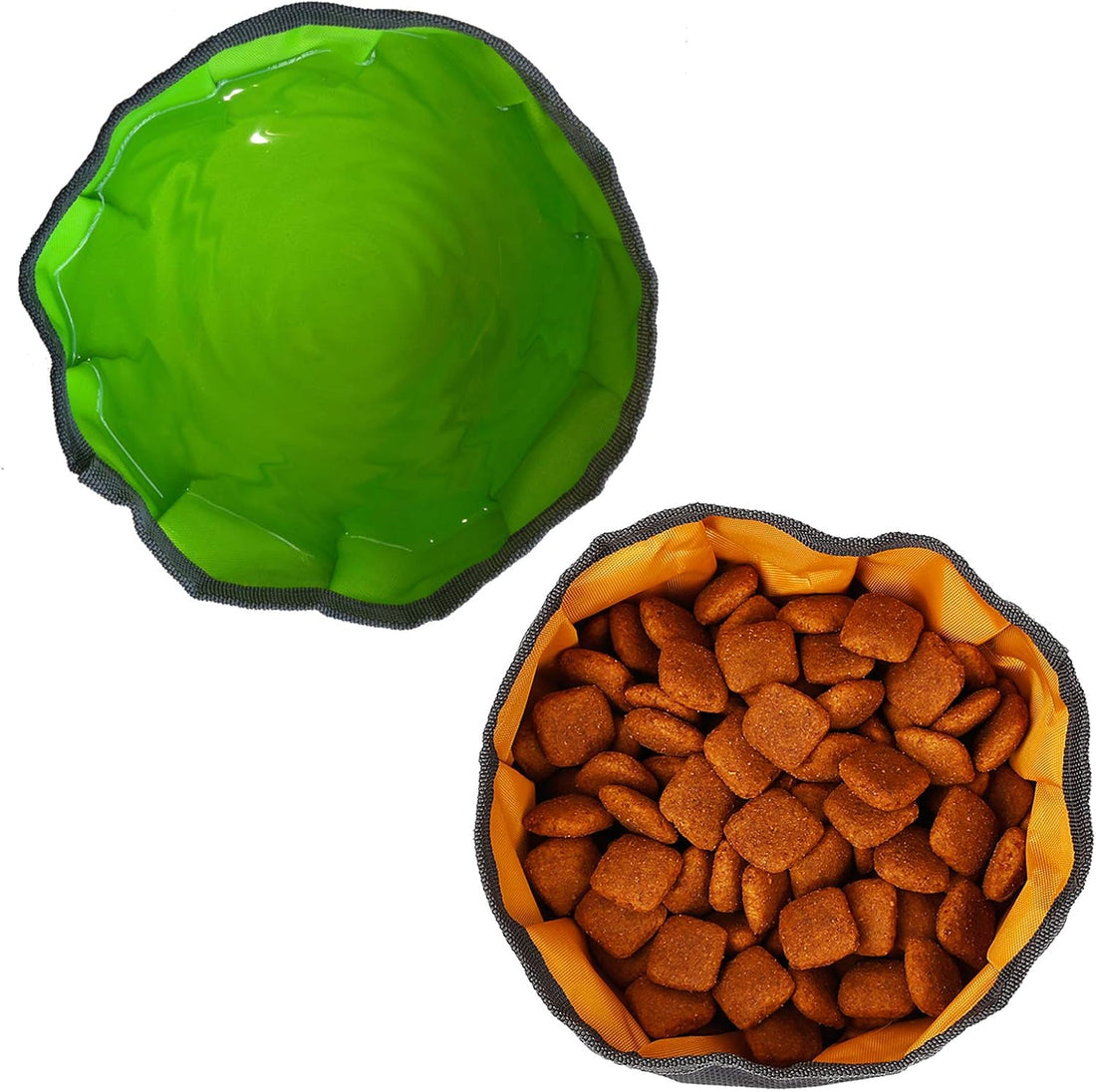 YMETECH 2 Pcs Collapsible Dog Bowls for Travel, Foldable