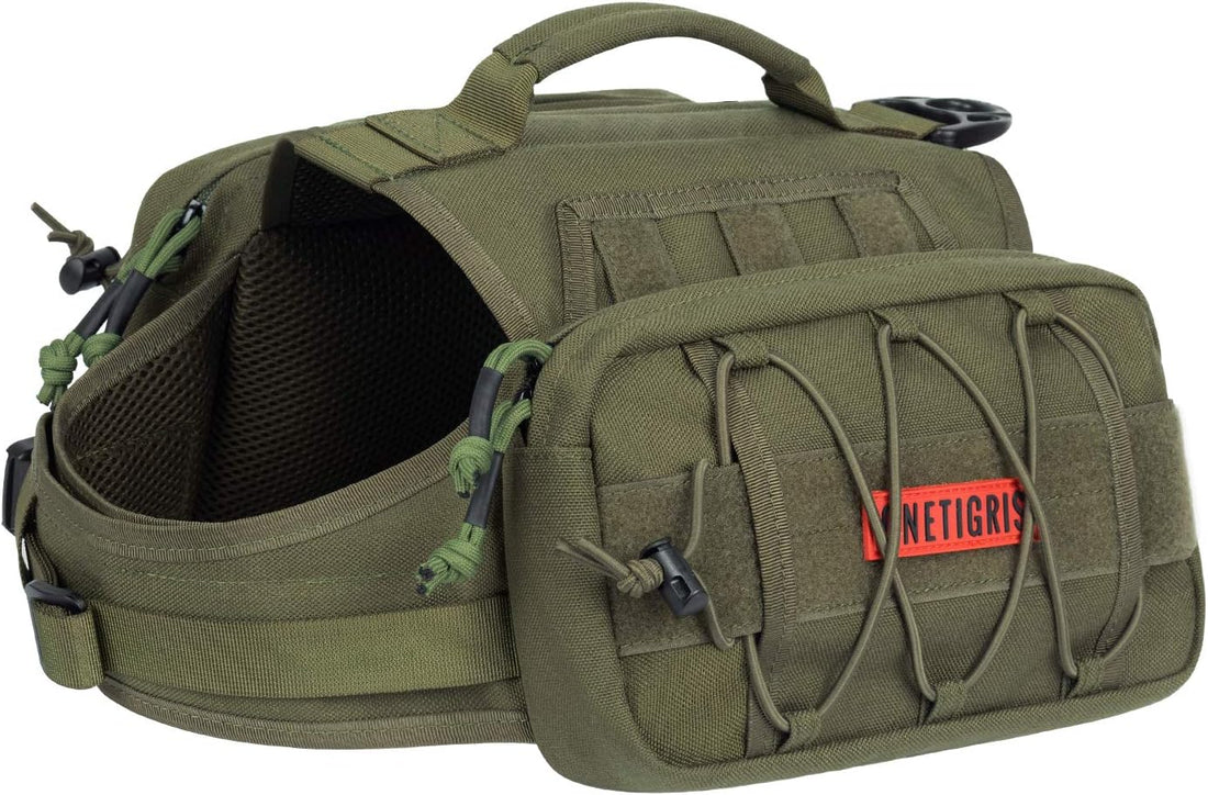 OneTigris Dog Backpack for Medium & Large Dogs