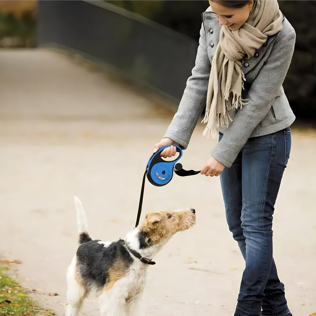 26Ft Retractable Dog Leash - for Dog Up to 110lbs
