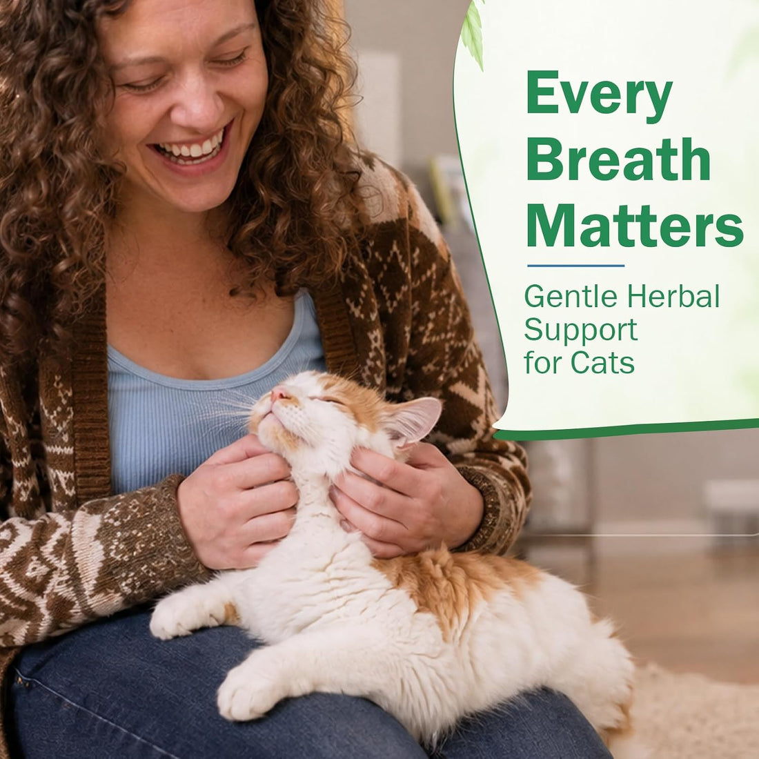 Cat Respiratory Support, Breathe Easy for Cats, Relieves Sneezing