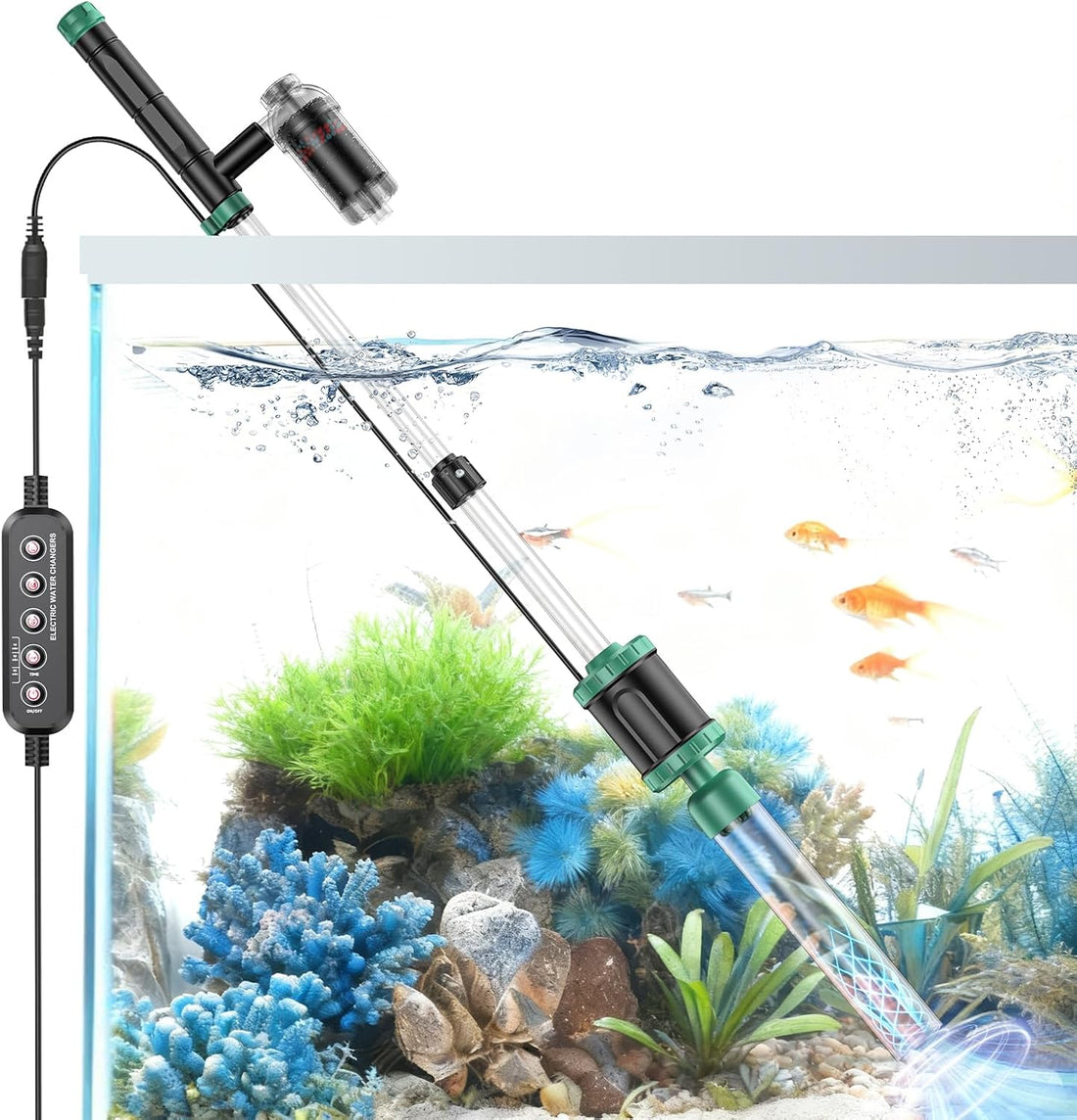 AKKEE Aquarium Vacuum Gravel Cleaner