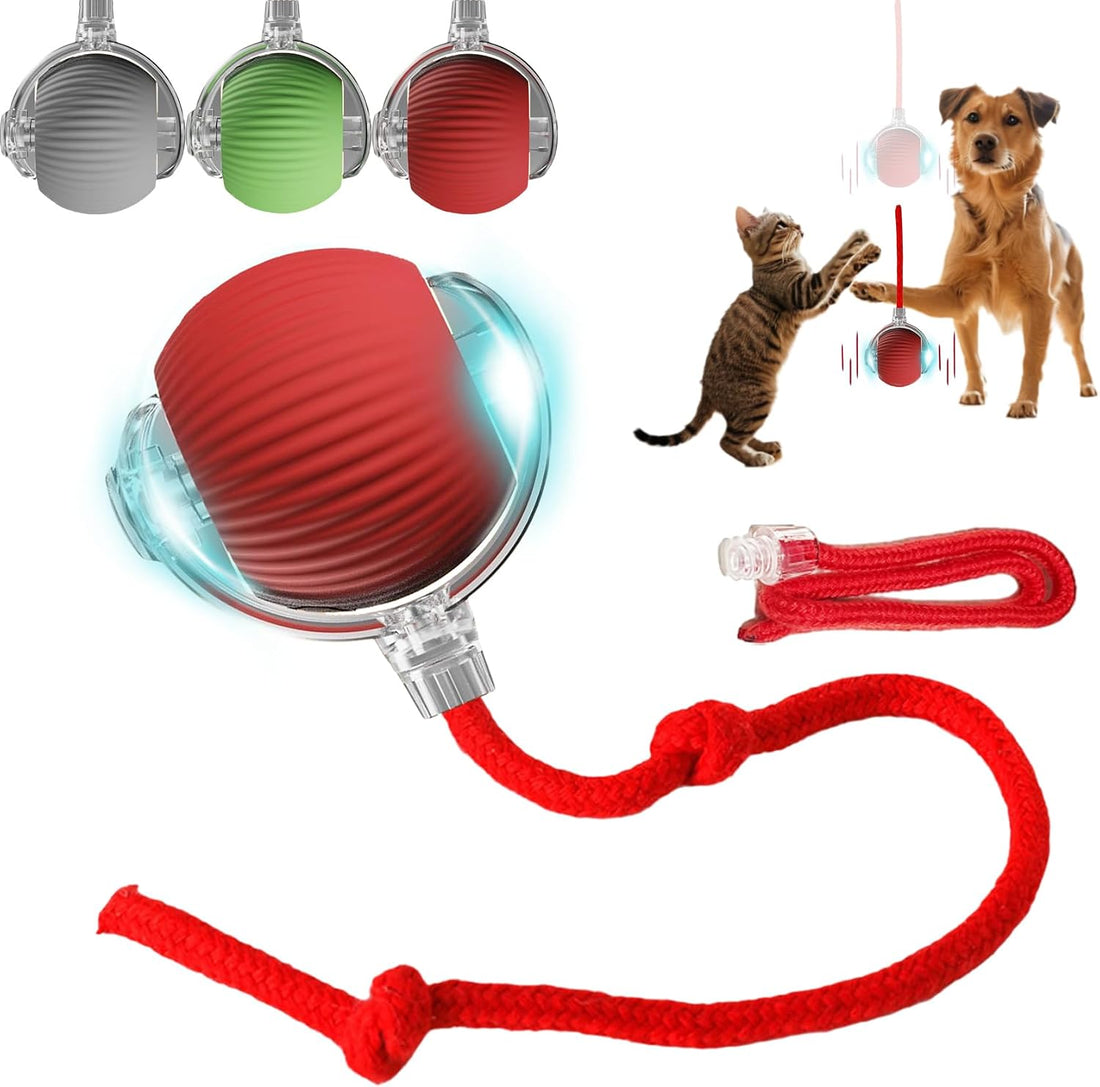 Interactive Dog Cat Toy Ball, Automatic Moving Bouncing Rolling