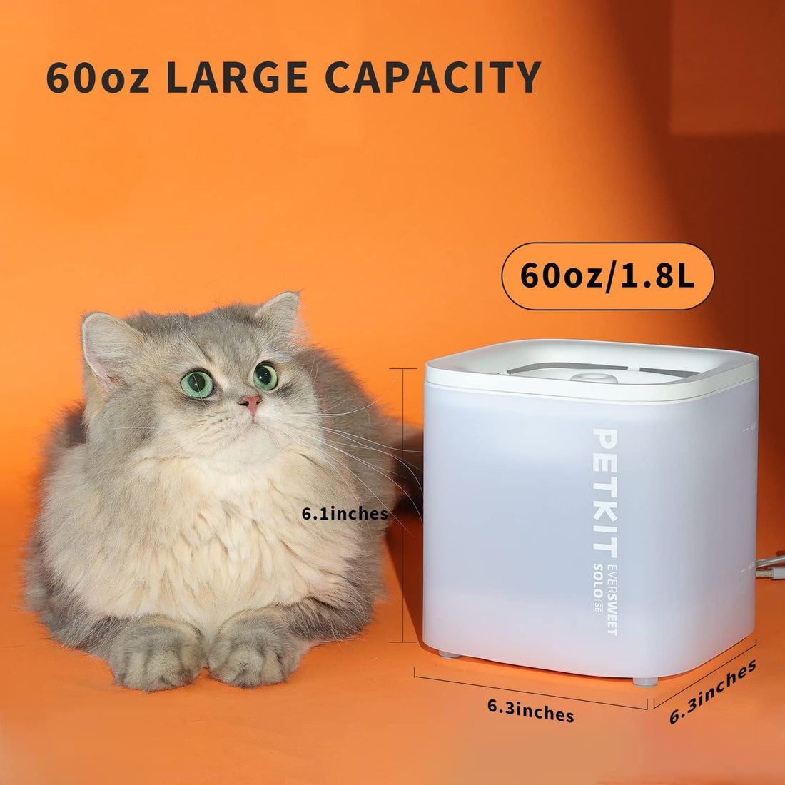 PETKIT New Cat Water Fountain with Wireless Pump