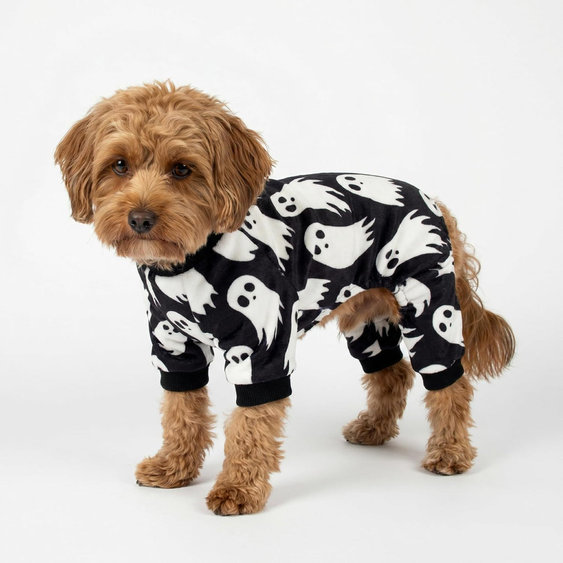 Fitwarm Halloween Ghost Dog Pajamas, Funny Halloween Costumes for Dogs