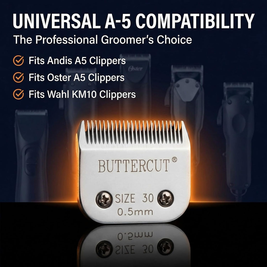 Geib Buttercut Detachable Replacement Dog Clipper Blade - Size-30