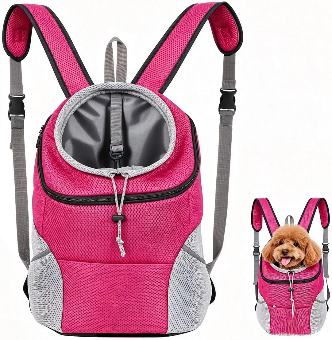 Front Dog Carrier Backpack, Hands-Free Chest Travel Backpack