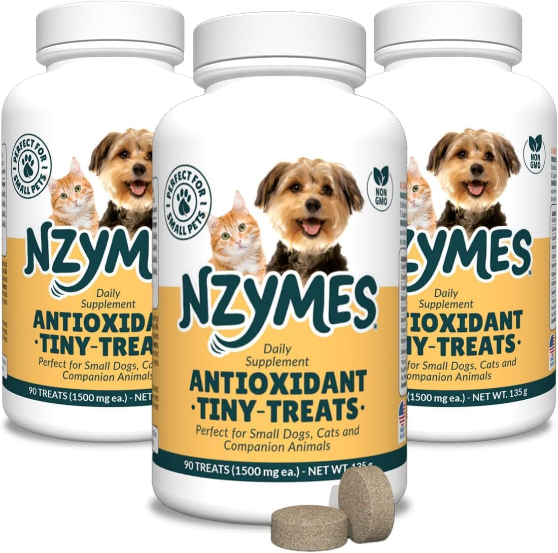 Nzymes Antioxidant Tiny Treats for Small Dogs, Hip & Joint Mobility