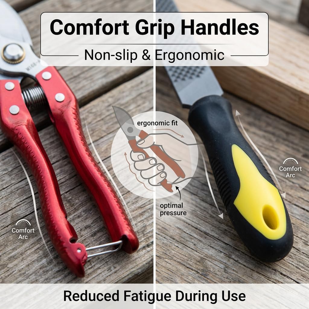 Goat Grooming Kit with Hoof Trimmer & 14 Inch Double-Sided Rasp