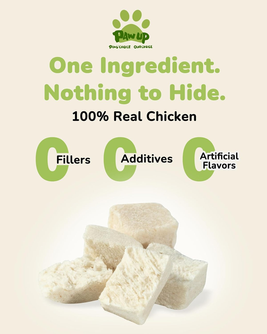 PAWUP Freeze Dried Chicken Dog Treats
