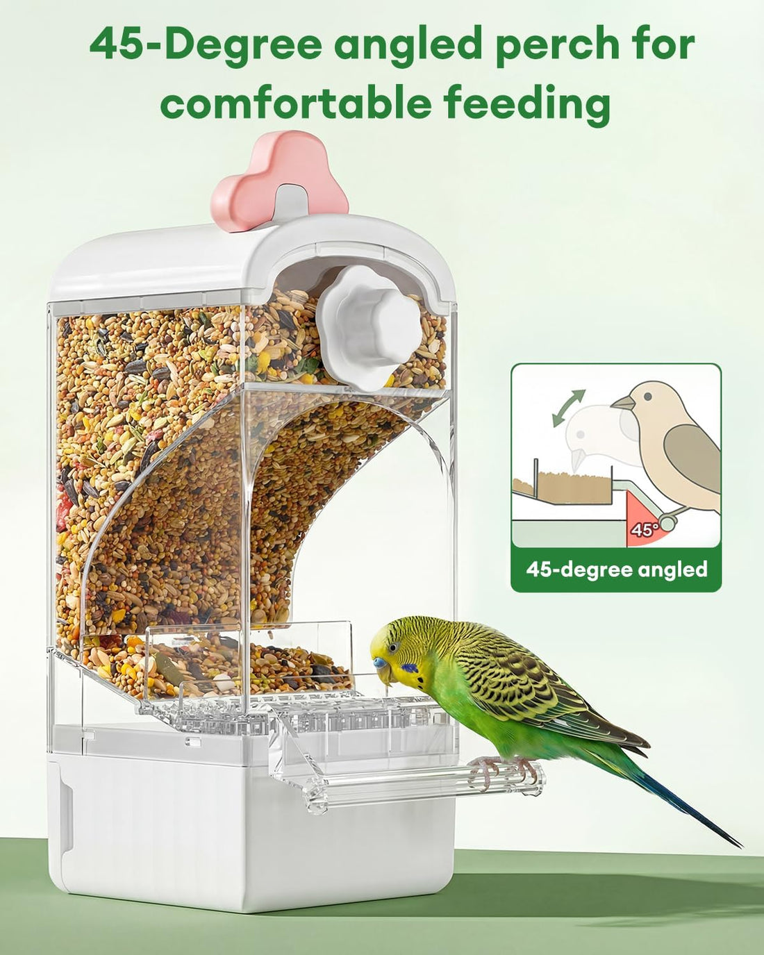 Bucatstate No Mess Bird Feeder, Auto Dispenser