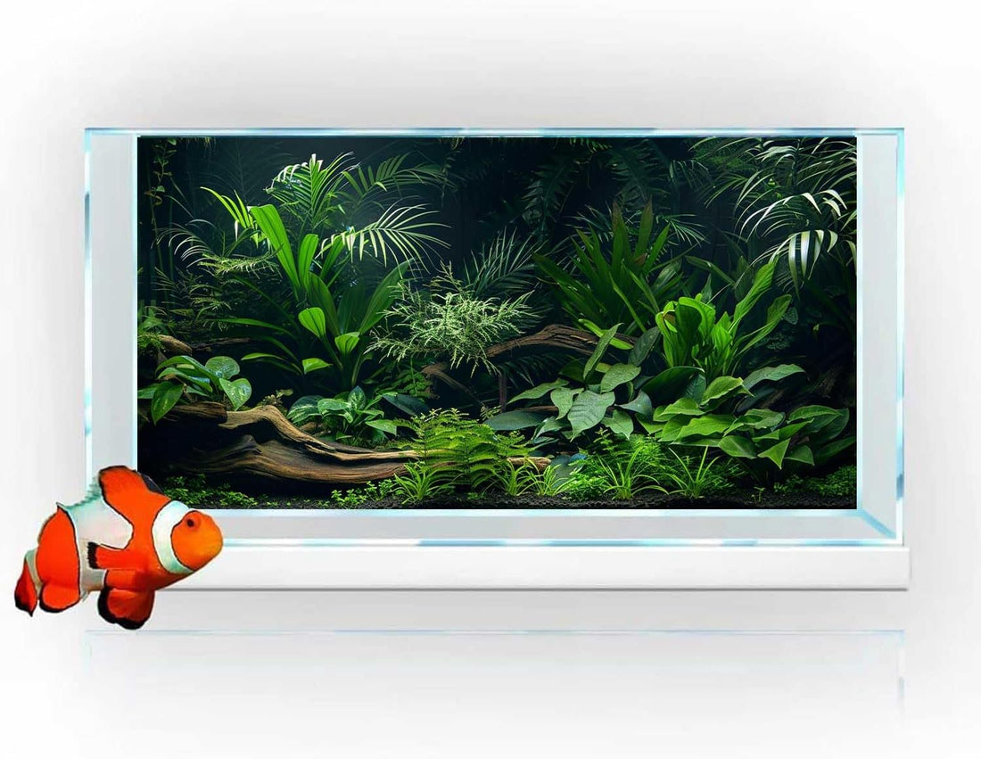 Aquarium Background, Aquatic Plant River Bed & Lake Tropical Undersea