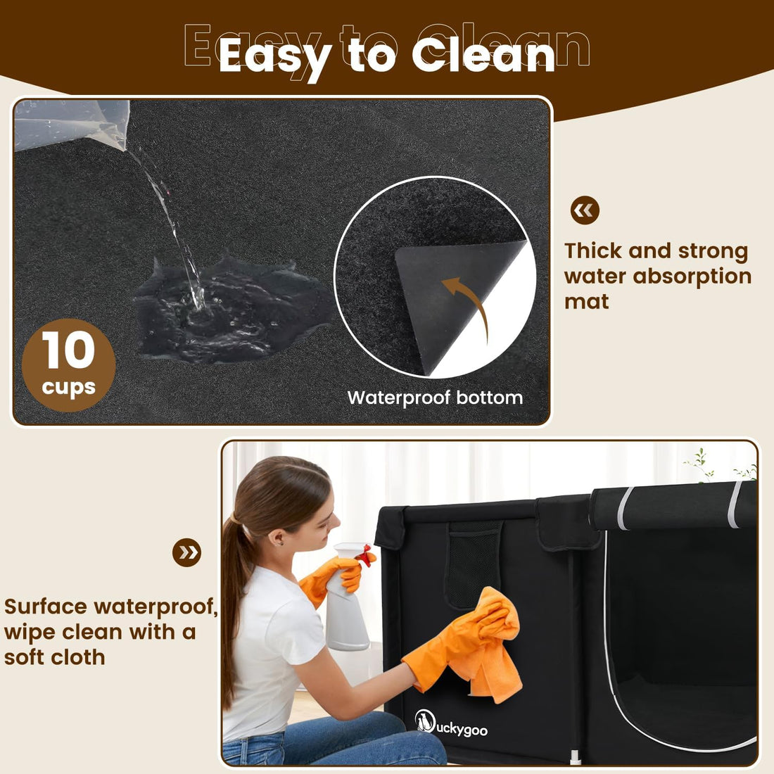 Duckygoo Whelping Box for Dogs