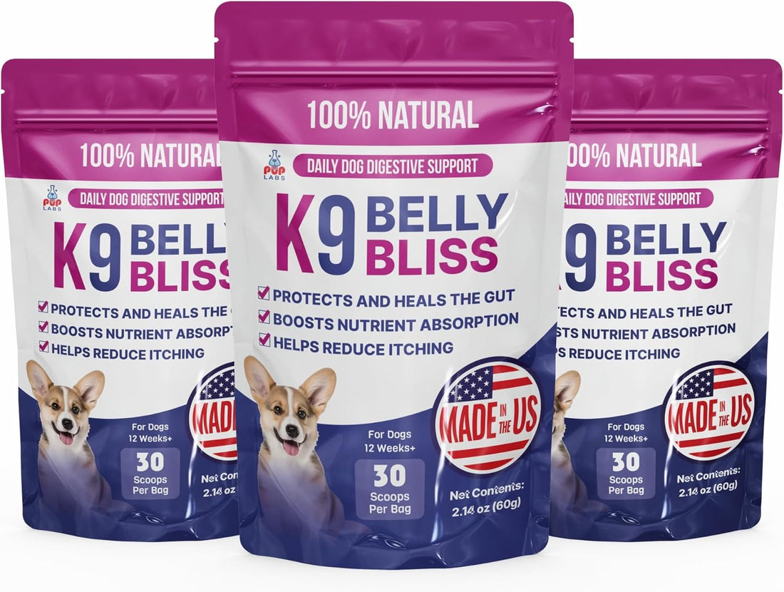 Pup Labs K9 Belly Bliss, All-Natural Gut Health for Dogs