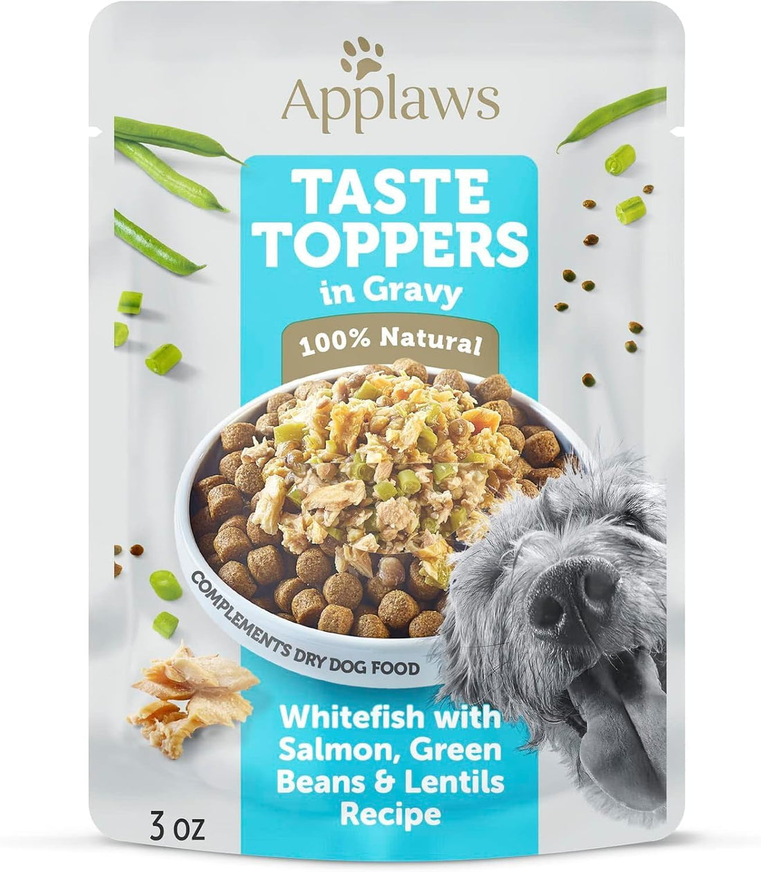 Applaws Taste Toppers Chicken in Gravy Wet Dog Food 12-Pack 3 oz