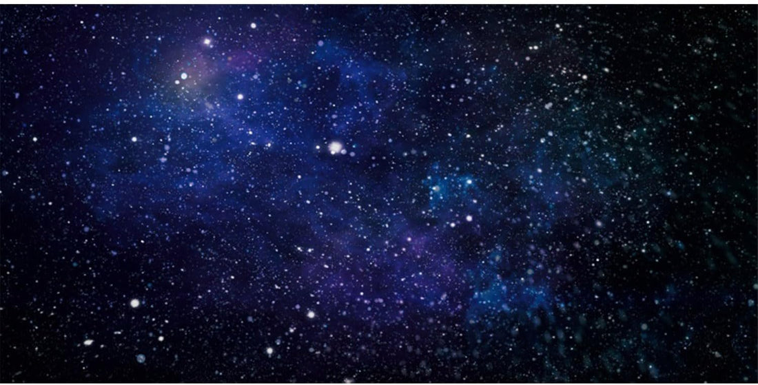 36x24 inches Galaxy Aquarium Backdrop Blue Starry Sky Fish Tank
