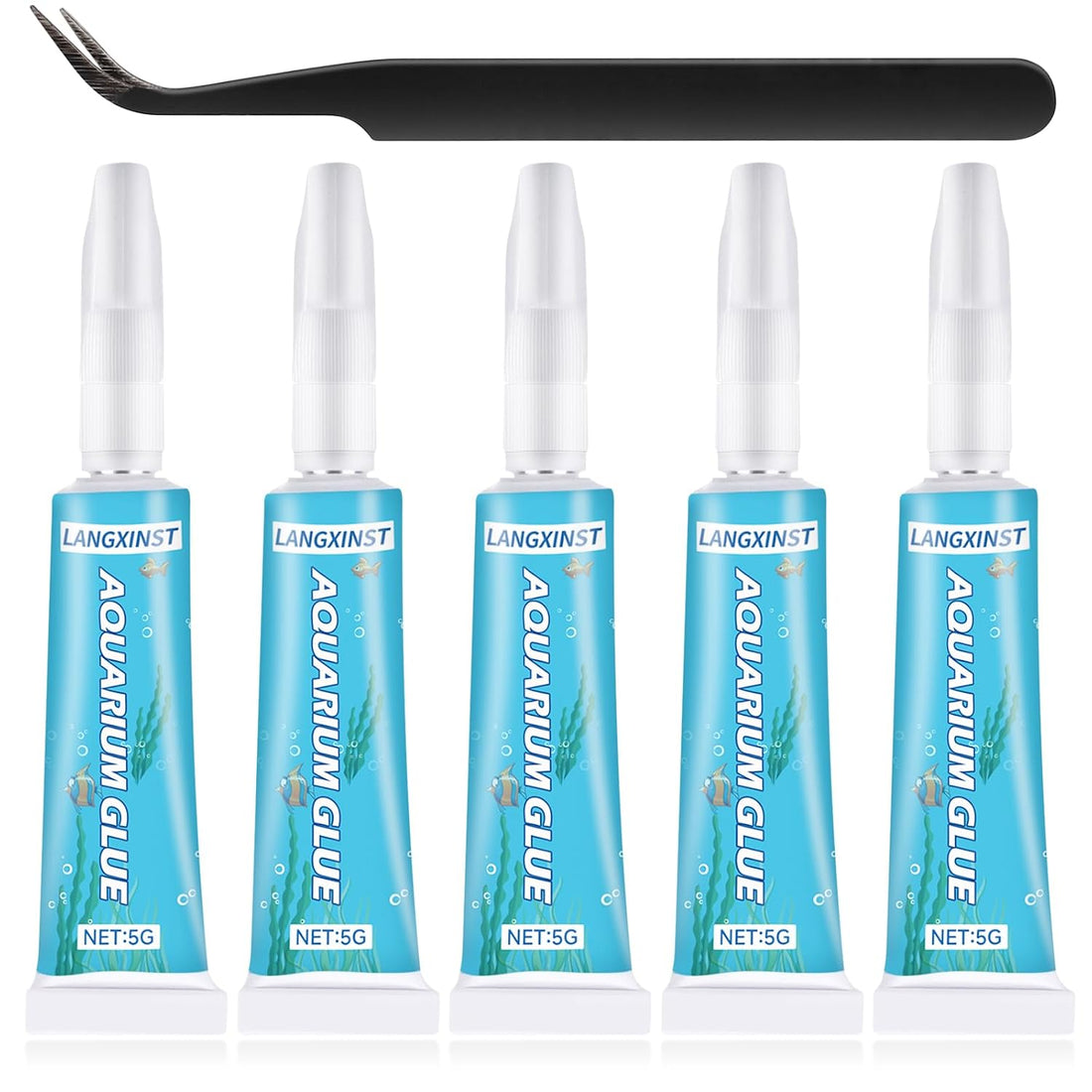 Aquarium Super Glue Gel Fish Safe for Coral, Moss and Plants