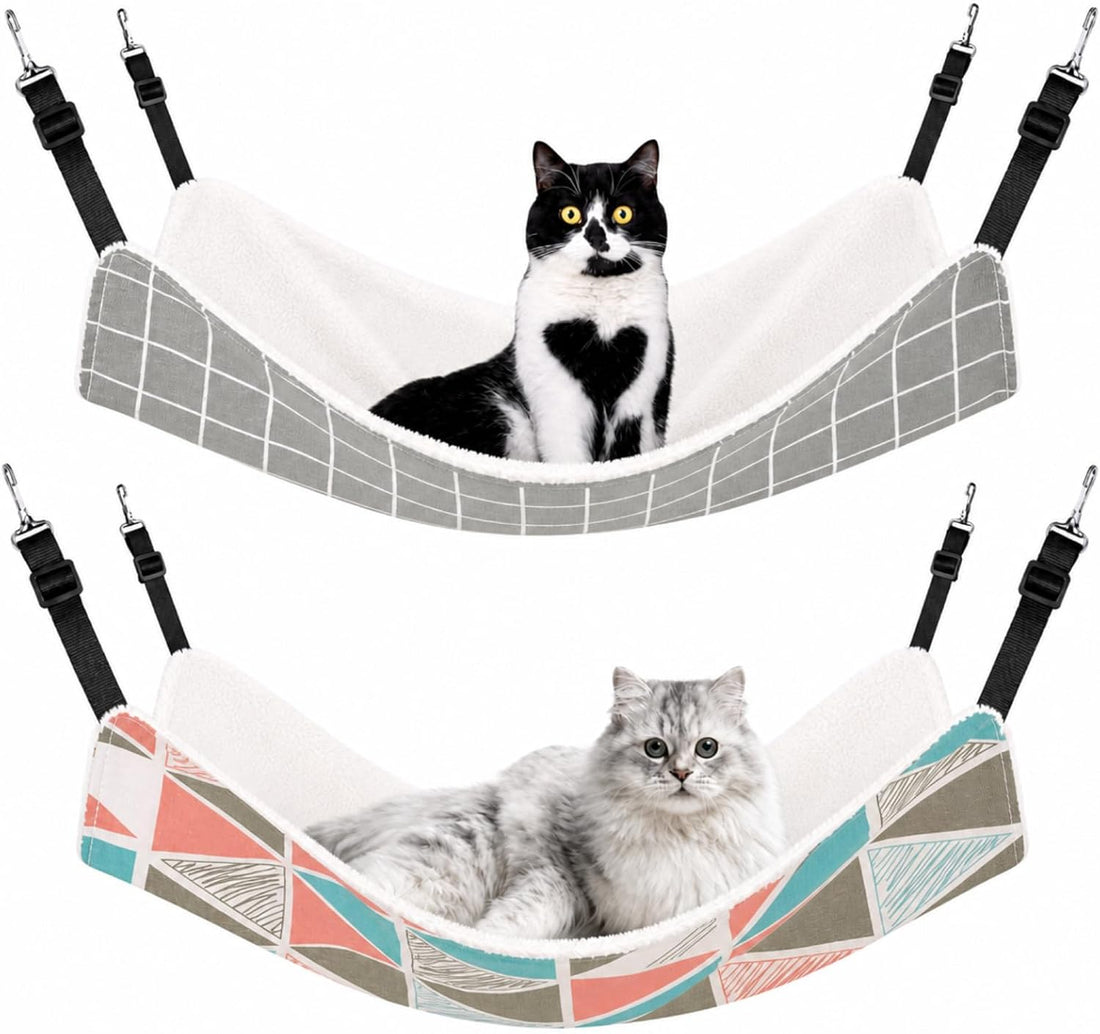 Jetec 2 Pack Cat Hammock for Cage
