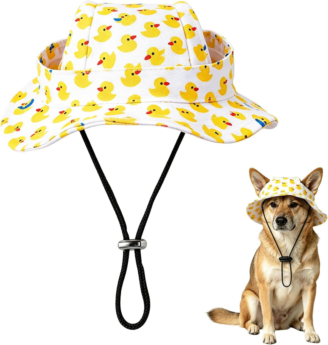 Dog Sun Hat, Hat for Dogs with Ear Holes, Pet Apparel Accessories