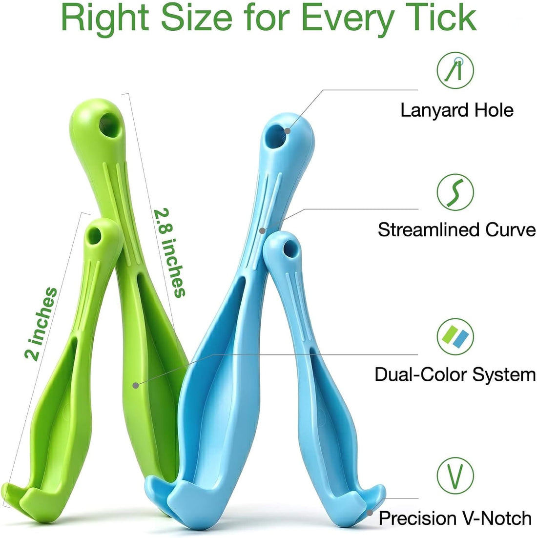 Tick Removal Tool & Twister Kit for Dogs, Cats & Humans