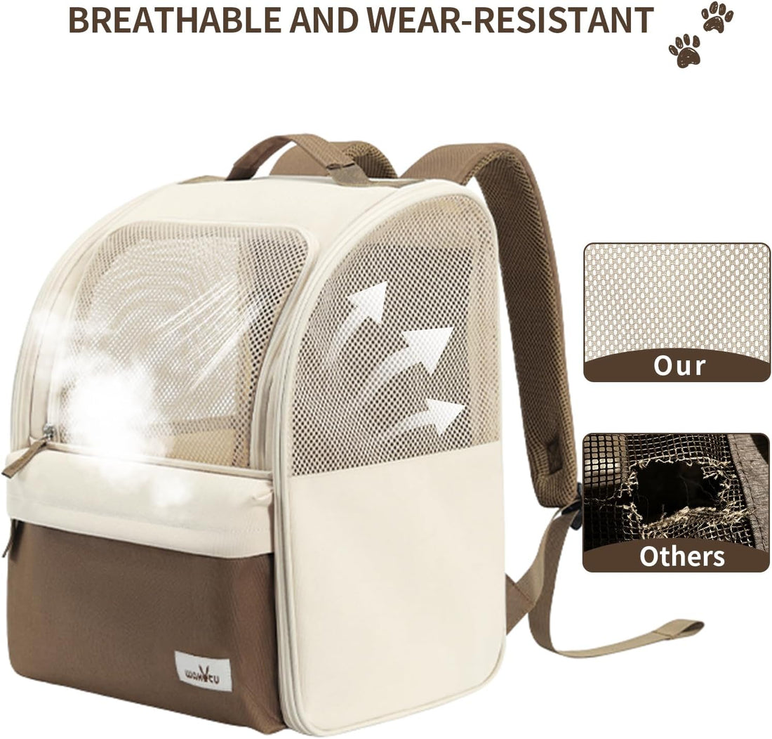 wakytu Cat Carrier Backpack,Pet Backpack Carrier for Small Cats