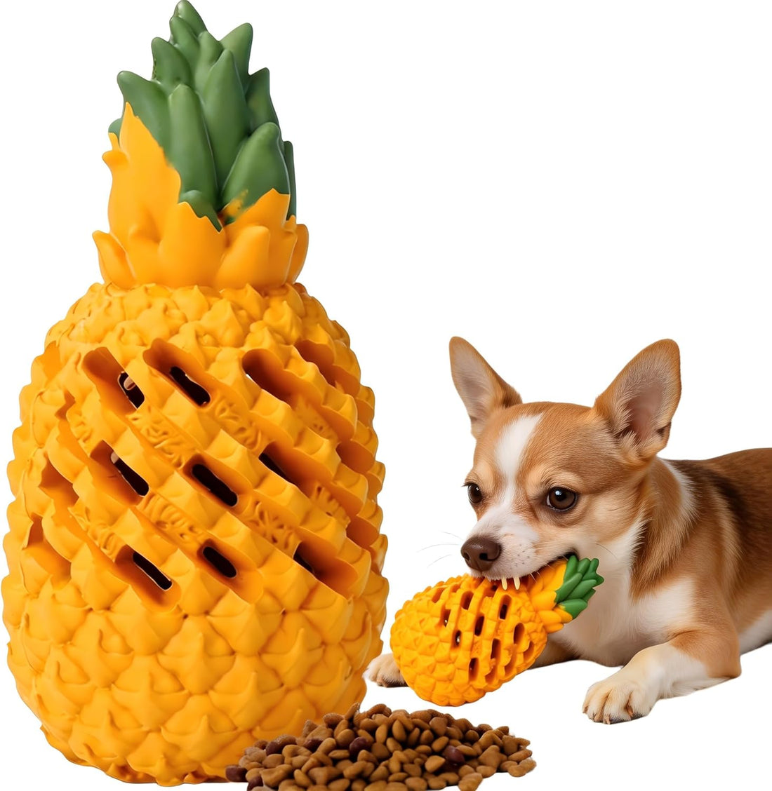 Indestructible Pineapple Dog Toy - Gaint Aggressive Chewers Training