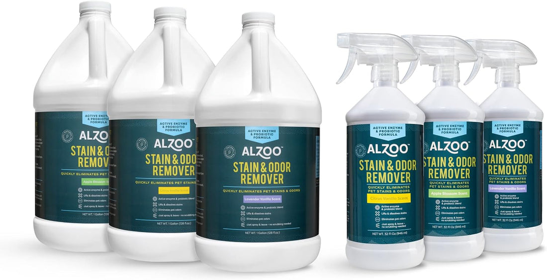 ALZOO Pet Stain & Odor Remover, Citrus Vanilla, 32 oz