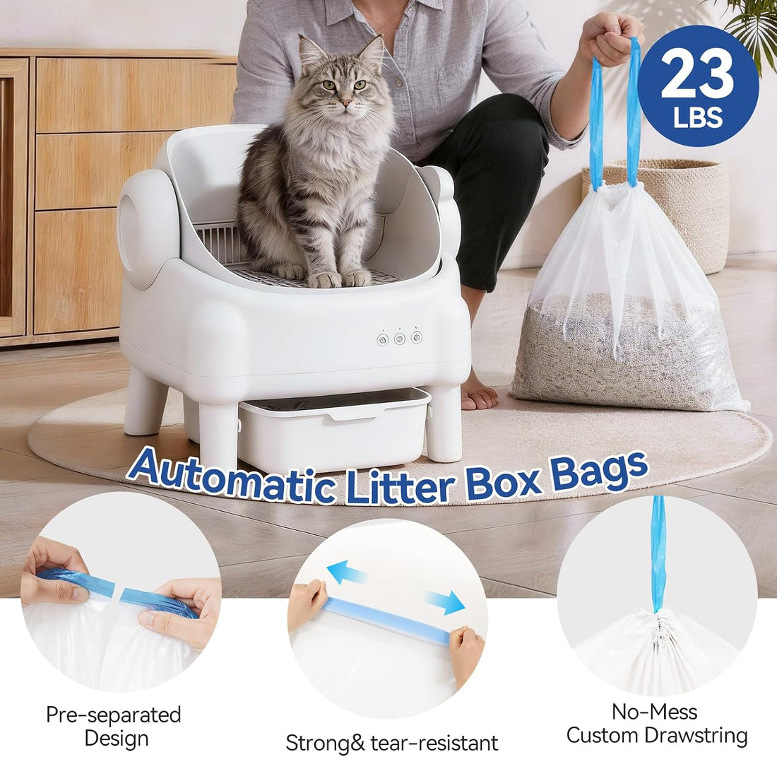 Automatic Litter Box Bags 26"x11.8" for Cmg Fmo Fstg Paru