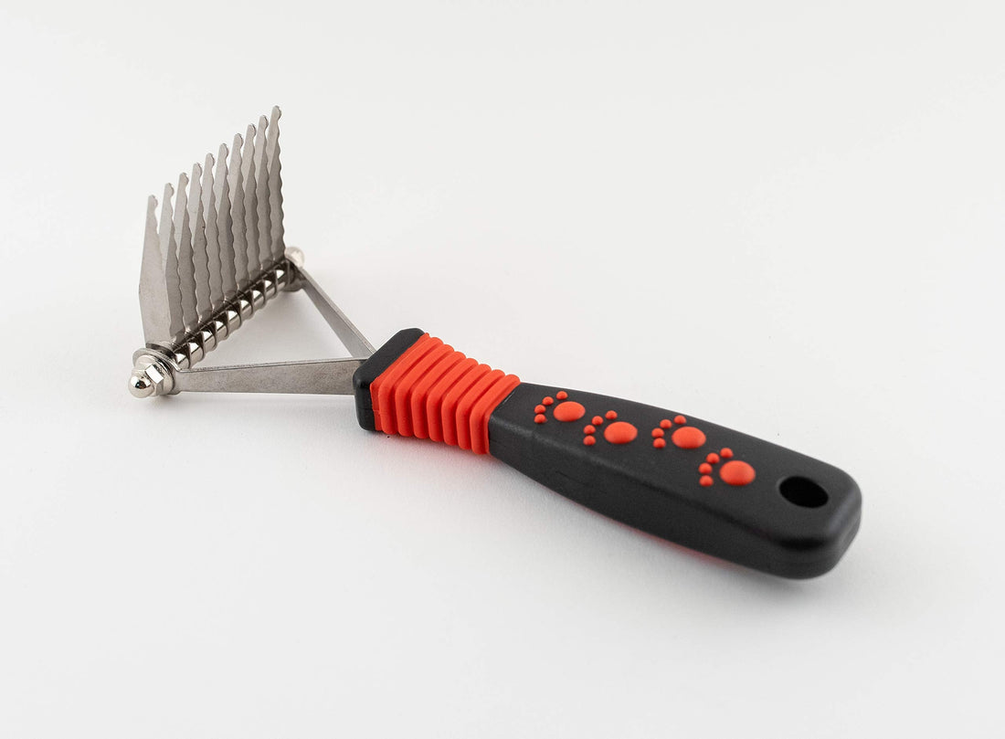 RYAN'S PET SUPPLIES Paw Brothers 10-Blade Dematting Tool for Dog