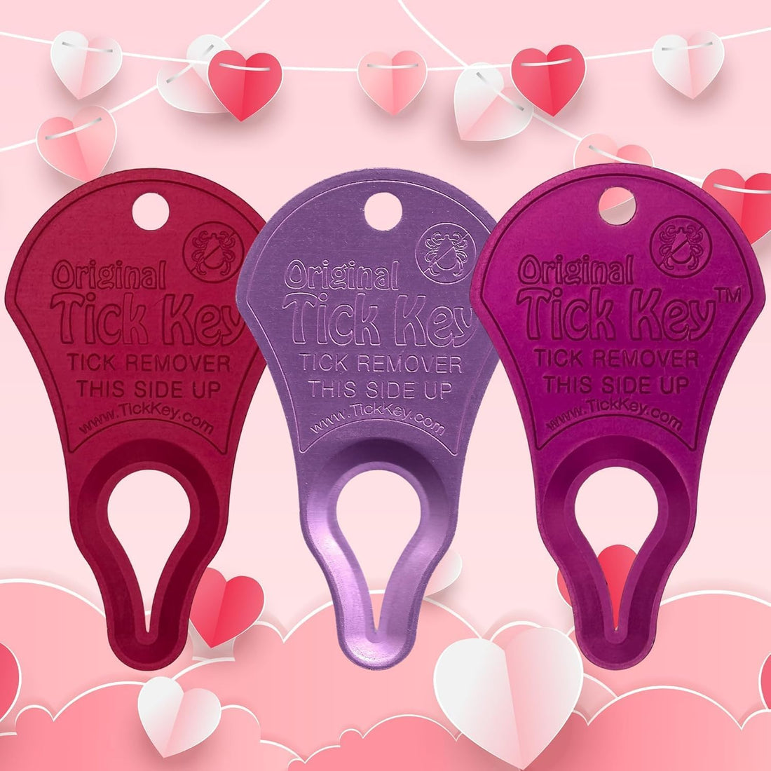 Love Bundle - The Original Tick Key - Tick Detaching Device - Portable