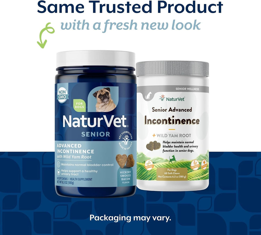 NaturVet Senior Advanced Incontinence Dog Supplement - 60 Ct