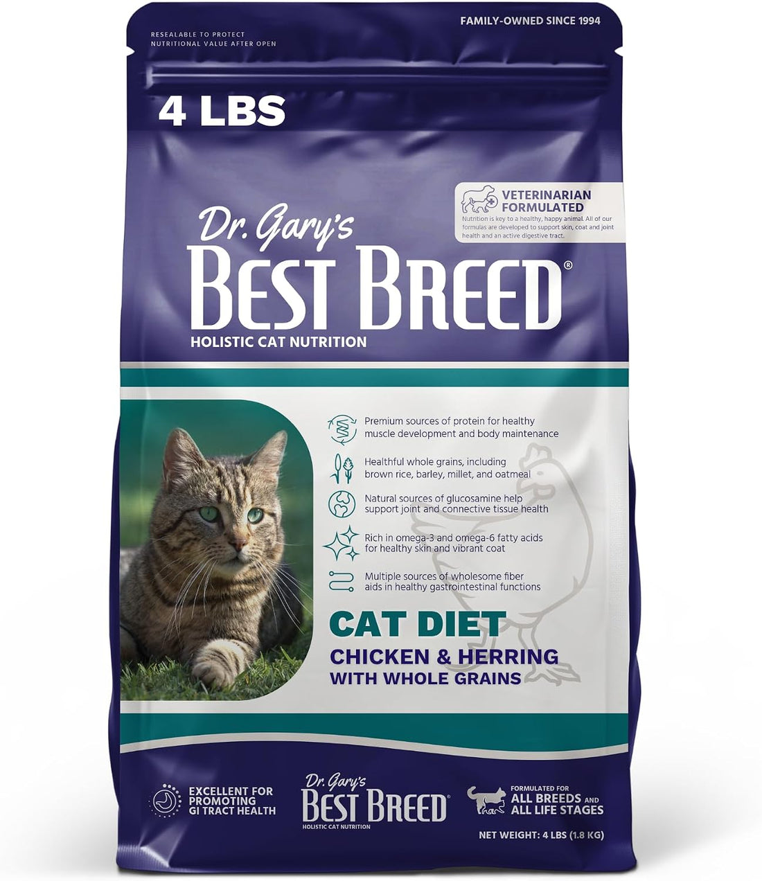 Best Breed Dr. Gary’s Cat Diet – Chicken Dry Cat Food