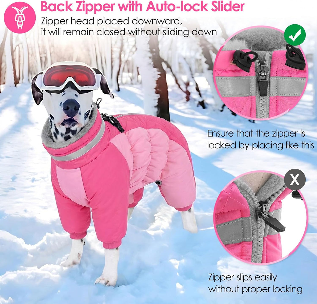 AOFITEE Dog Coats for Medium Dogs Warm Full Body Dog Jacket