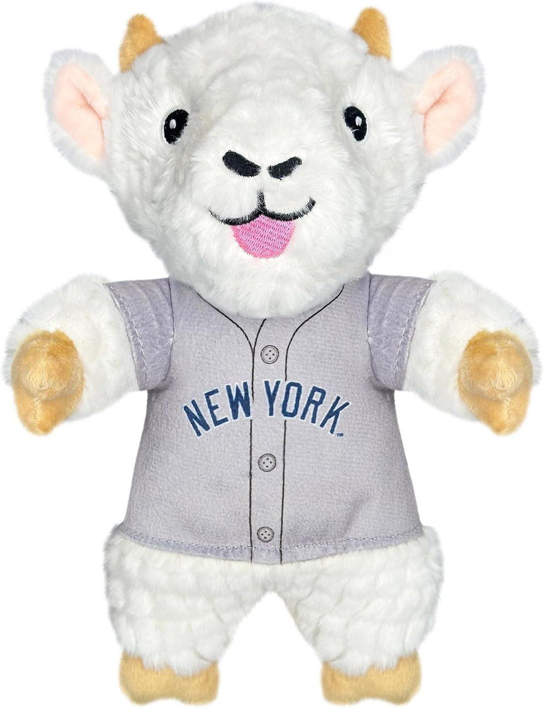 MLBPA Aaron Judge Goat Plush Toy for Dogs and Cats with Squeaker